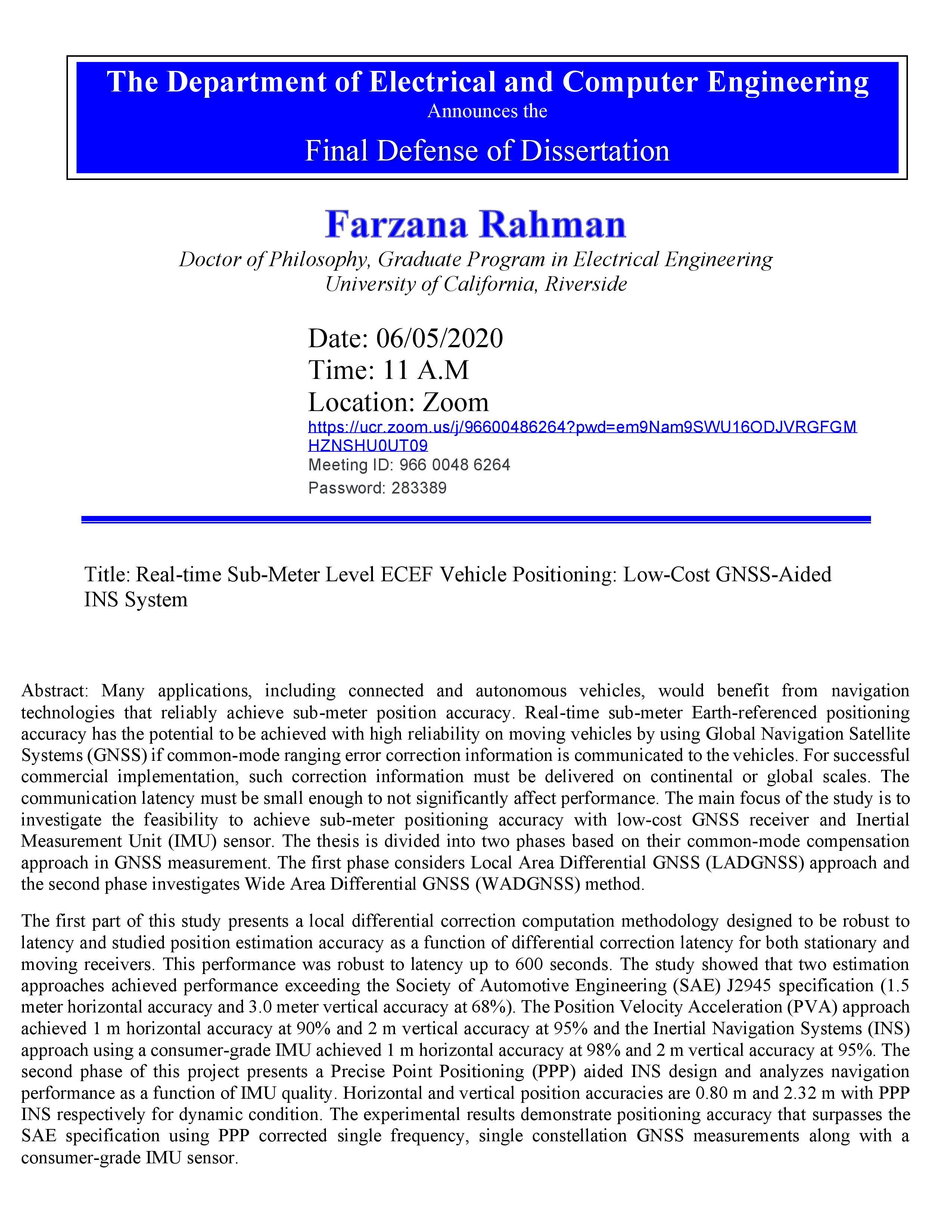 online dissertation defense